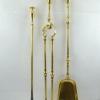 Georgian Brass Fire Irons