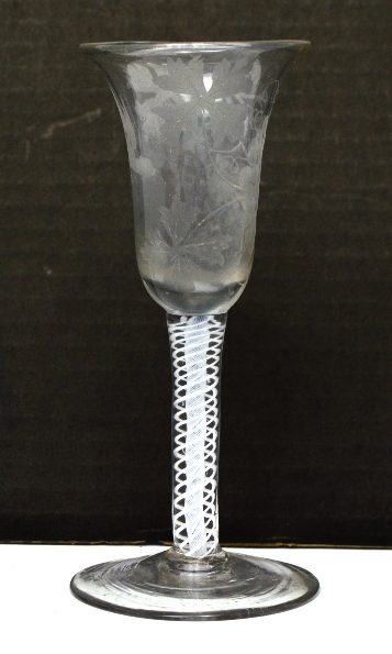18th/19th century Airtwist cordial glass,