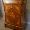 French Kingwood Marquetry Ormolu Mounted Pier Cabinet