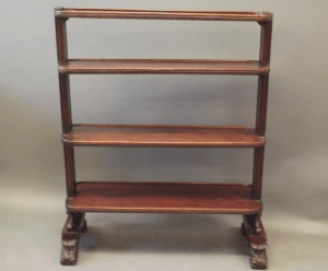 Victorian mahogany dumb waiter