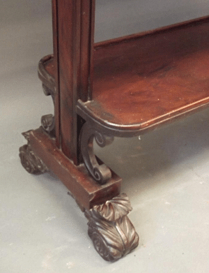 Victorian mahogany dumb waiter