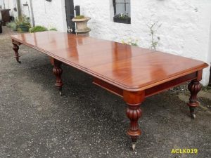 Large Victorian Mahogany Dining Table