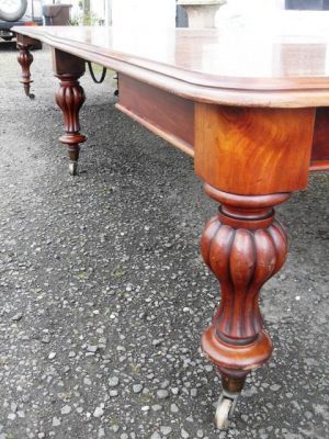 Large Victorian Mahogany Dining Table