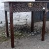 Georgian carved oak hall table