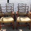 Set 6 Victorian Mahogany ladder back chairs