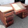 Victorian mahogany partners desk