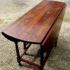 Large Victorian rosewood gateleg table