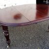 Victorian mahogany 1 leaf dining table
